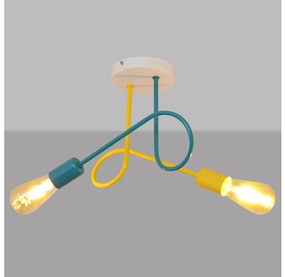 Lustră aplicată pentru copii OXFORD 2xE27/15W/230V