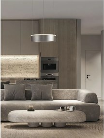 Lustra LED design circular OLIVIA nickel D-40cm