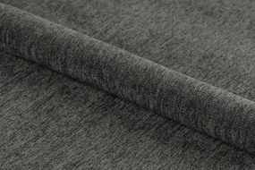 MAZZONI EXPORT FIORA Gri Închis (material Apia 458)/cadru negru – SCAUN MODERN TAPITAT DIN CHENILLE PENTRU LIVING/BUCĂTĂRIE