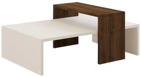 Masă de cafea Glowie (Nuc + Alb). 1089470