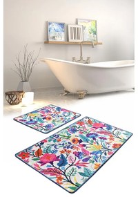 Set 2 covorașe dreptunghiulare de baie Foutastic Wild Garden