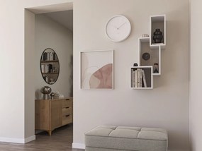 Polita de perete ALITTY 96x46 cm, alba