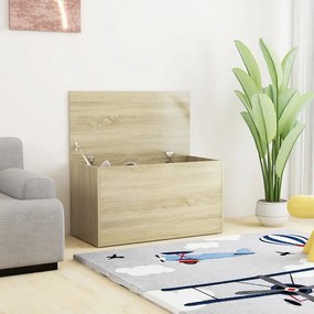 Cufar de depozitare, stejar sonoma, 84x42x46 cm, lemn compozit