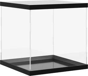 vidaXL Cutie de prezentare, transparent, 30x30x30 cm, acril