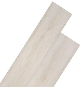 Placi de pardoseala, stejar alb clasic, 5,26 m  , 2 mm, PVC Stejar alb clasic, 5.26 m  , 1