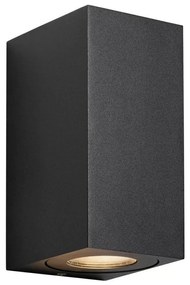 Nordlux - Aplică de perete pentru exterior CANTO 2xGU10/28W/230V IP44 neagră