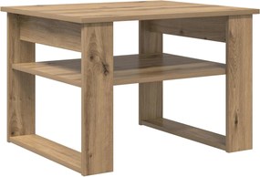 vidaXL Masă de cafea Stejar Artizanal 64 x 54 x 44 cm Lemn compozit