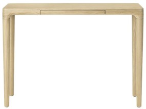 Masă consolă în culoare naturală din lemn masiv de stejar 12x110 cm Heart'n'Soul – UMAGE