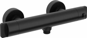Baterie de dus termostatica Deante negru