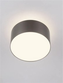 Spot LED aplicat diametru 14cm OZEN nickel negru, NVL-9695173