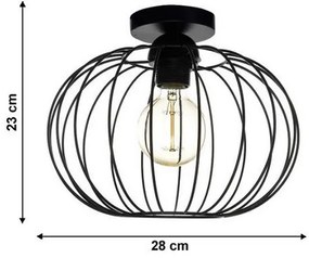 Lustră aplicată EARTH L 1xE27/60W/230V