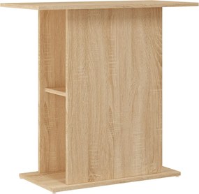 vidaXL Suport pentru acvariu, stejar Sonoma, 75x36x72,5 cm, lemn stratificat