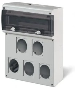 Tablou aplicat 14 module cu loc pentru 5 prize IP66 632.5500-000 SCAME
