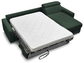 Colțar verde închis extensibil (cu colț variabil) Monaco – Bobochic Paris