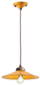 Pendul design retro realizat manual din ceramica si metal COLORS