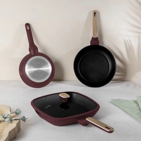 BerlingerHaus Set de tigăi cu suprafață din titanLeonardo Nordic, 3+1 buc.