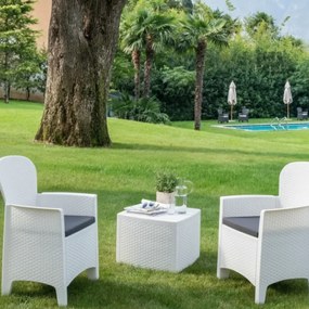 I.P.A.E-Progarden Set de grădină TREE, 3 piese, albă