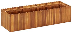 vidaXL Strat înălțat de grădină, 100x30x25 cm, lemn masiv de acacia