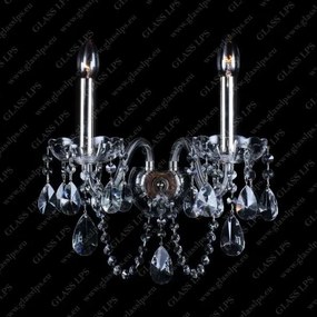 Aplica eleganta cu 2 brate cristal Bohemia N21 918/02/1-A