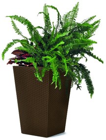 Ghiveci de grădină Keter Kind, înălțime 44 cm, maro