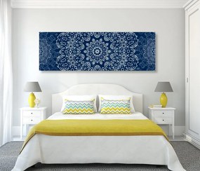 Tablou Mandala albastră cu model abstract