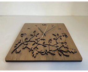 Li-Go 5499/DUB2 - Ceas de perete, 1xAA, 40x40 cm, stejar