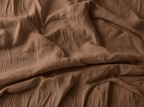 Fata de perna din muselin MUSSARI 70x90 cm, maro deschis