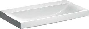 Lavoar pe mobilier Geberit Xeno2  fara orificiu baterie 90 cm alb