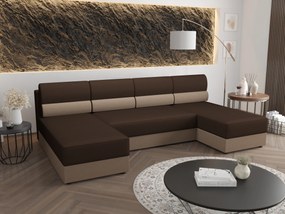 Colțar în formă de U Radiant U1 (maro închis + bej). 1057506
