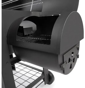 Grătar cu afumătoare Fieldmann negru