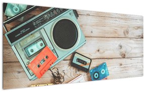 Tablou - Radio retro (120x50 cm)