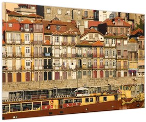 Tablou - Cartierul Waterfront, Portugalia (90x60 cm)