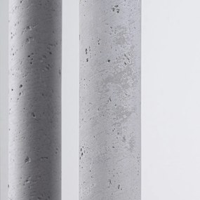 Lustră gri din beton ø 25 cm Fideus – Sollux