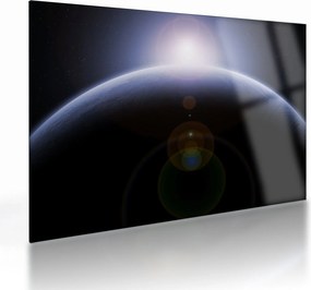 Tablou pe sticlă - Corp cosmic (70x50 cm)