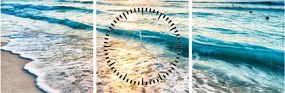 Tablou - Mare (cu ceas) (90x30 cm)
