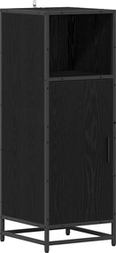 vidaXL Set de mobilier pentru baie Stejar Negru 35 x 37,5 x 100 cm