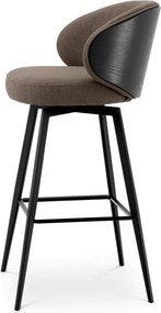 Scaun de bar design elegant LUX Camerota, Scalea grey