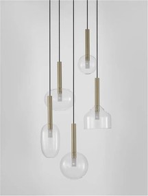 Lustra suspendata design decorativ modern AMELIA 5L