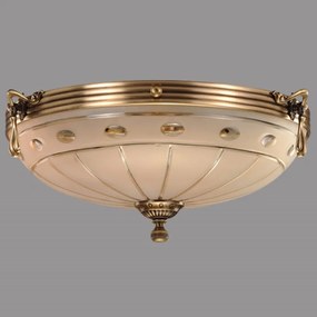 Plafoniera Versace cu Diam 43 cm, Desing Clasic, Finisaj Bronz Antic - Bussy Lighting 3033-52-45