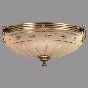Plafoniera Versace cu Diam 43 cm, Desing Clasic, Finisaj Bronz Antic - Bussy Lighting 3033-52-45