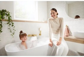 Baterie termostatică pentru cadă KFA Armatura MALAGA 5754-010-31, finisaj auriu periat