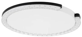 Plafoniera circulara aluminiu negru GREAMY D-46cm