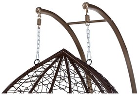 Fotoliu dublu suspendat Deber (cupru + maro + crem) . 1116293