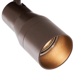 Spotlight modern tavan bronz închis GU10 50mm rotund - Stanley