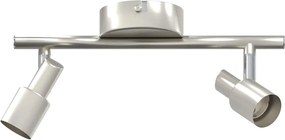 vidaXL Spot de tavan Nichel 25,5 x 8 x 11 cm Oțel