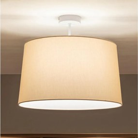 Brilagi - Lustra LED aplicată CERIA, 1x E27/60W/230V, Ø 45 cm, alb/bej