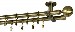 Galerie dubla - CALISTO- dubla 19/19 - aur antic (Alege marime: 140 cm)