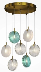 Lustra suspendata design decorativ modern Frozen 7L