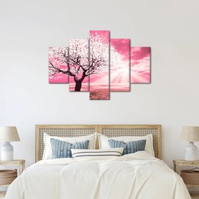 Tabloul cu pomul roz (150x105 cm)
