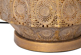 Lampă de masă orientală aurie 26 cm - Mowgli